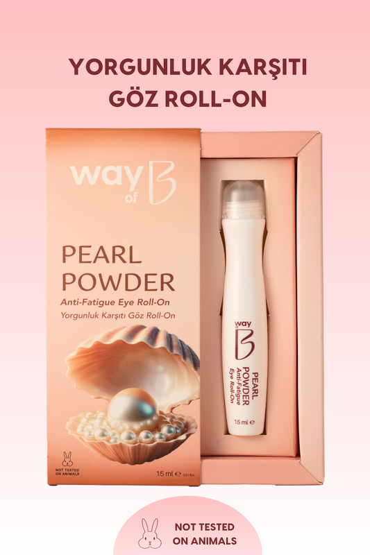 Pearl Powder Yorgunluk Karşıtı Göz Roll-On, Kırışıklık ve Şişikinlik Karşıtı Göz Altı Serumu