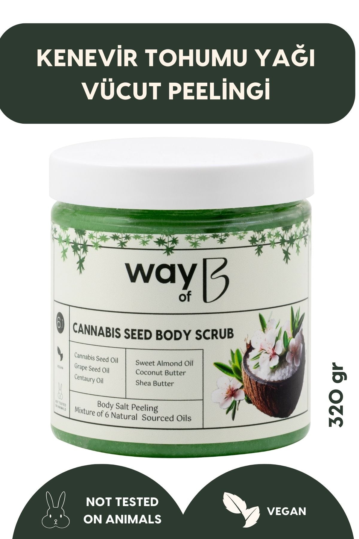 Cannabis Body Scrub